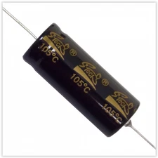 Axial Electrolytic Capacitor, Polarized, 200uF 100V, 105C, Tolerance ±20%, 