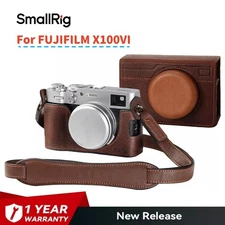 SmallRig X100VI Camera Leather Case Cover w/ Shoulder Strap for FUJIFILM X100VI