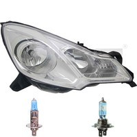 Scheinwerfer Links WeißE Blende H1/H7 FüR CitroëN C3 II Sc_ DS3 Inkl. Lampen