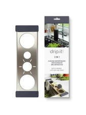 Sanni Shoo Drip.it, Stainless Steel Sink Caddy, Multifunctional & Space-Saving