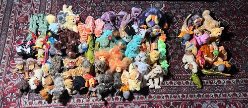 Lot of 86 2000 Ty Beanie Babies-Baby Mix Vintage Retired Collectibles Look Gift