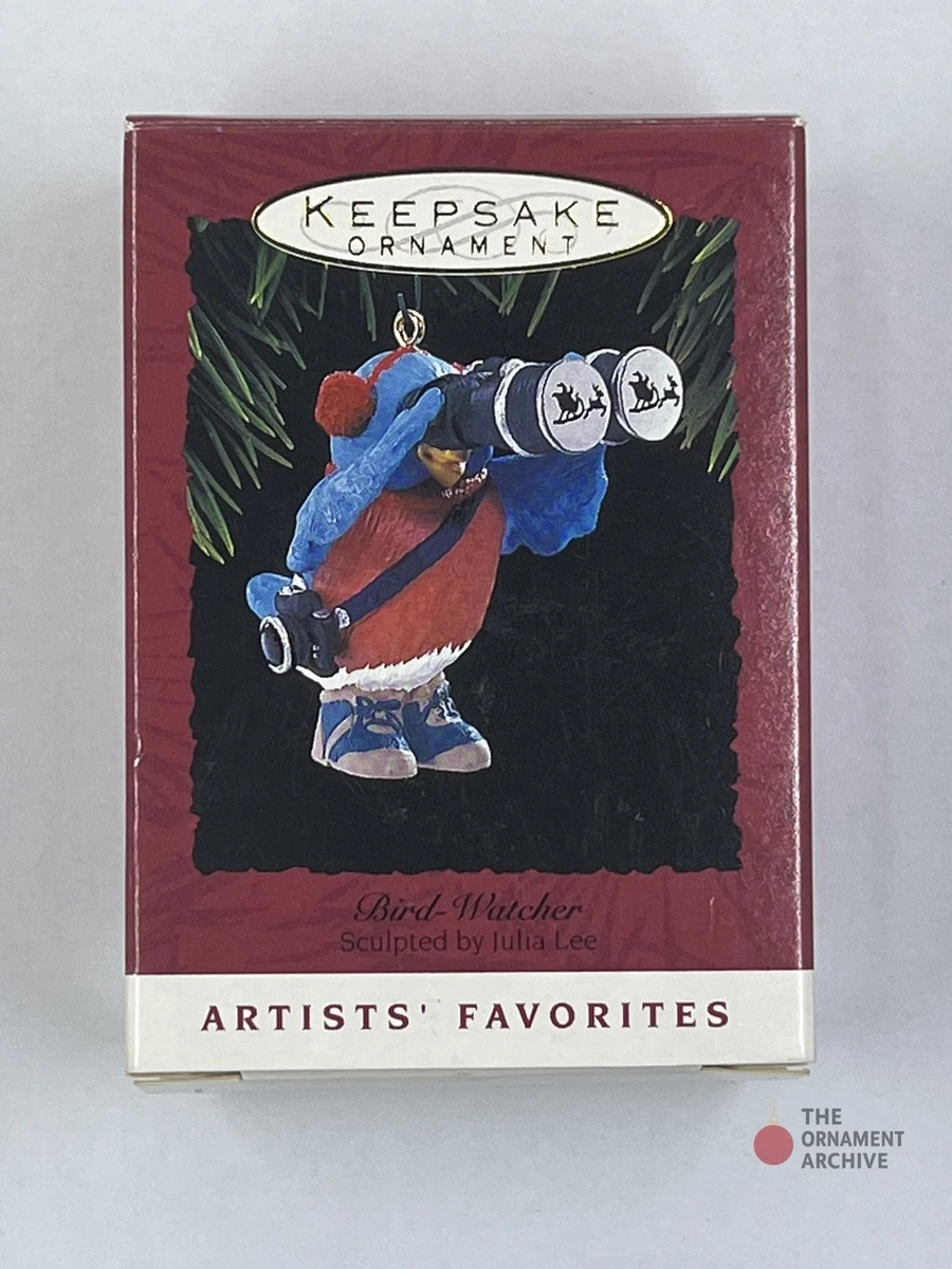 Christmas Bird Metal Collectible Holiday & Seasonal Ornaments 1990