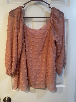 Mi Ami Francesca Women s Pink Blouse Size Medium