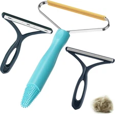 3-Pack Pet Hair Removal Tool,Dog Cat Hair Remover,Lint Shaver Cleaner Pro,Fur Re