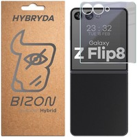 Sichtschutzglas FüR Galaxy Z Flip8 Bizon Hybridglas Blickschutz Handyglas Glas