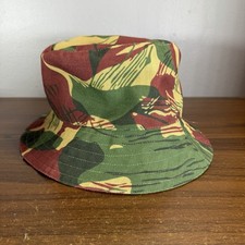Rhodesian Brushstroke Camo Boonie Hat Cap Mens Large / XL Bucket Bush Outdoors
