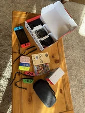Nintendo Switch Bundle Console WITH MARIO KART 8 DELUXE + Lots Of Accessories