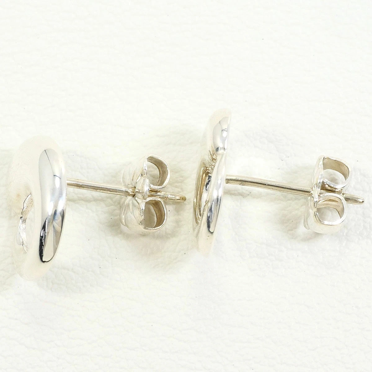 Tiffany & Co. Eternal Circle K14 14K Weißgold Silber Ohrringe Gewicht 2,5 g