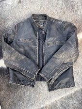 J.CREW Stockton Racer Leather Jacket Size Large Very Good Condition 