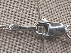 Necklace Rope 18" Pendant 14K White Gold 3.3 mm Genuine Natural Diamond — photo 7