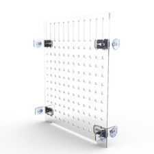 Aquarium Fish Tank Divider Acrylic Isolation Board with Suction Cups 30x40cm