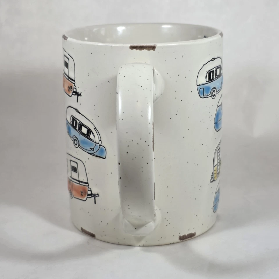 Taza Spectrum Designz Happy Camper - Disfruta del viaje MCM Retro Trailer Cup 2017 Foto 4 de 4