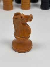 CAVALIER BLANC à L'UNITÉ pour Ancien Jeu d'échecs en Bois Buis Tourné Sculpté