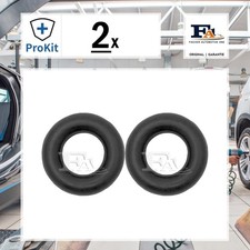 2x ORIGINAL® Fa1 Haltering, Schalldämpfer für VW POLO II PASSAT B2 Variant