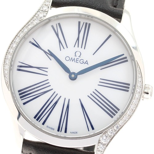 OMEGA 428.17.36.60.04.001 De Ville Tresor Side Diamond Quartz Ladies Watch G0806