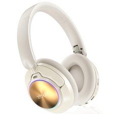 Noise Cancelling Over Ear Wireless Bluetooth Headphones with Microphone, 65h ...