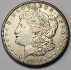 1921 S Morgan Silver Dollar, 90% Silver US Coin, Great For Albums, Morg-21DE4