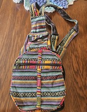 VTG The Collection Royal Boho 90s Hippie, Festival  Thrifting Backpack 100 Cot