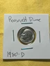 1980 D Roosevelt Dime (BU) - US Coin