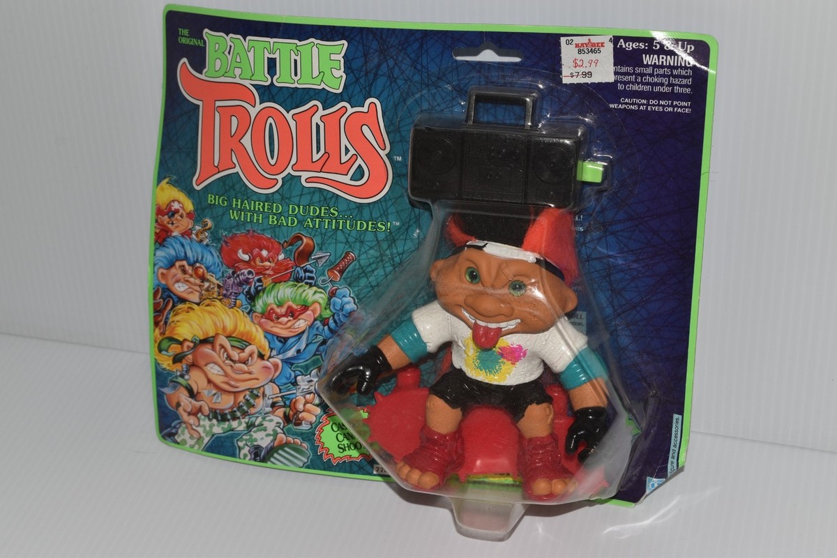 BATTLE TROLLS THRASHER TROLL HASBRO NEW SEALED - MINT ON CARD
