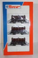 Roco 44074 Muldenkippwagen Wagen-Set 3-Tlg. Db Ho Ovp