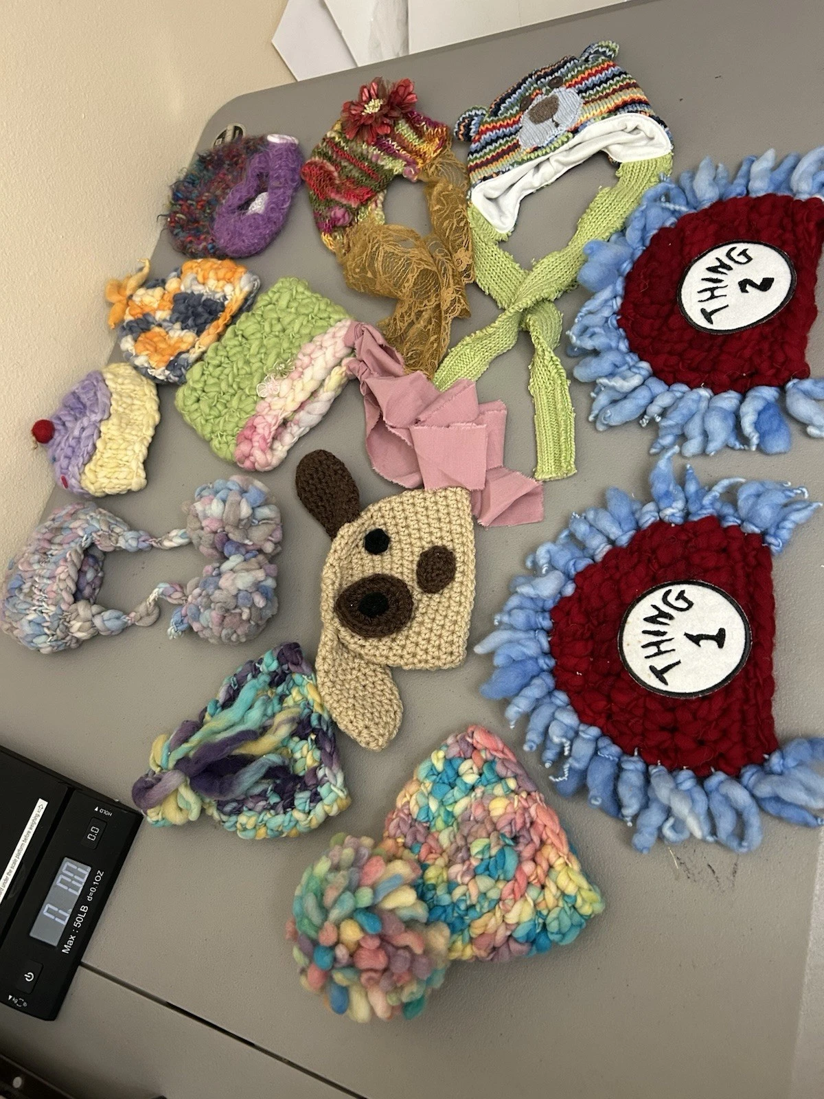 New Baby Infant Hats Lot Of 12