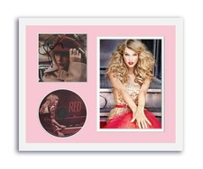 Taylor Swift Autograph Signed 11x14 Framed CD Photo Red (Taylor's Version) ACOA