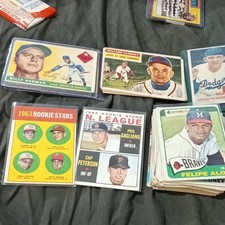 1955-1965 Baseball Card Lot Of 47 Cards 35 Are From 1965 And 11 From1950s