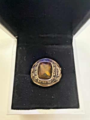 10K GOLD Class Ring 15.7g. Jostens VINTAGE 1980 CALABASAS HIGH sz