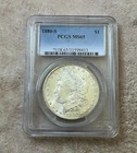 Morgan Silver Dollar $1 1880-S 90% Silver San Francisco PCGS MS65
