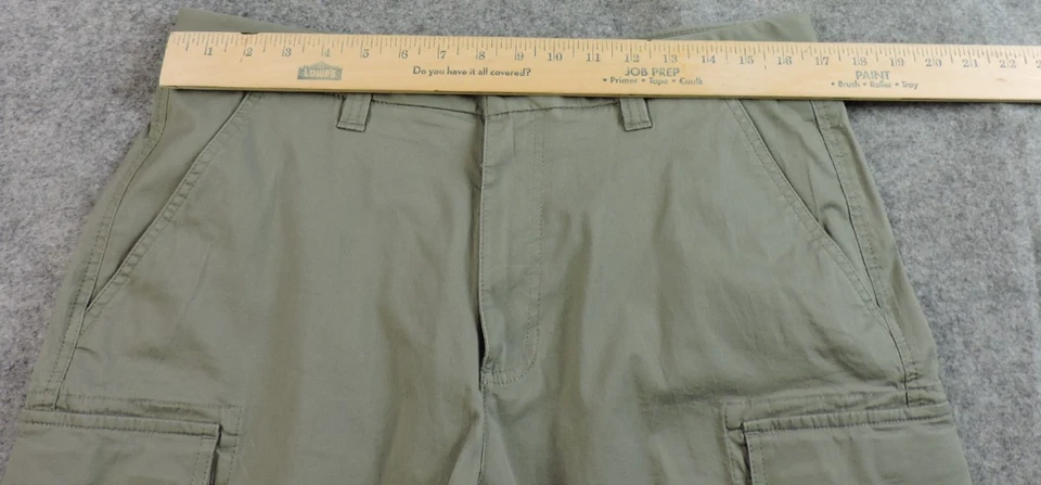 Мужские шорты-карго Croft & Barrow 34x9 Sage зеленые эластичные из хлопковой смеси - Изображение 4 из 4