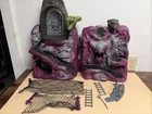 MASTERS of the UNIVERSE  SNAKE MOUNTAIN Vintage Playset HE-MAN 1983 Working Mic