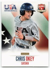 2014 Chris Okey Panini USA Baseball Rookie - Cincinnati Reds