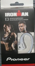 SE-E3M Pioneer Ironman Water & Sweat Resistant Wired Sports Earphones New in Box