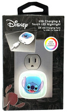 New Disney Lilo Stitch USB Type C USB Charging Touch LED Nightlight