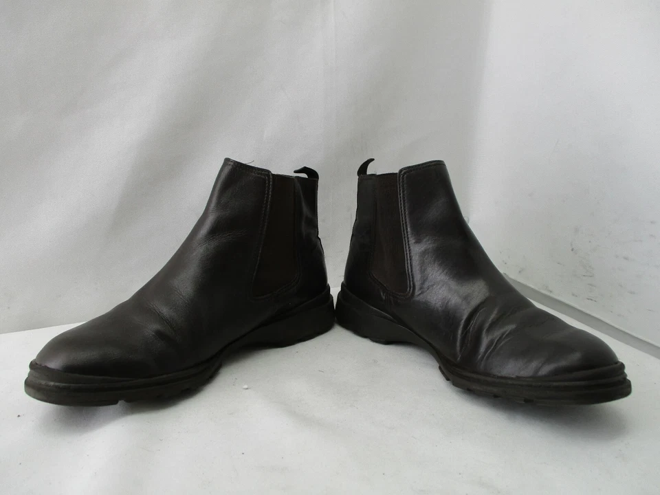 Botines cómodos sin cordones de cuero marrón Banana Republic para mujer talla 6 Foto 4 de 4