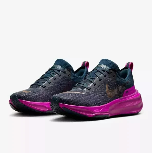 Zoomx Invincible Run FK 3 Women Multi Sz Armory Navy/MTLC Red