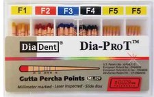 Obturation Dia-ProT Gutta Percha By DiaDent 60 PER Pack 