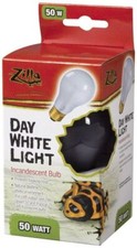 Reptile, Zilla Incandescent Day White Light Bulb for Reptiles 50 Watt 
