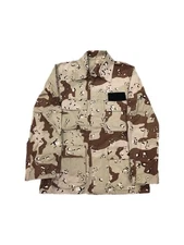 Vtg Desert Military Chocolate Chip Camo Jacket Mens M Grunge USA Desert Storm