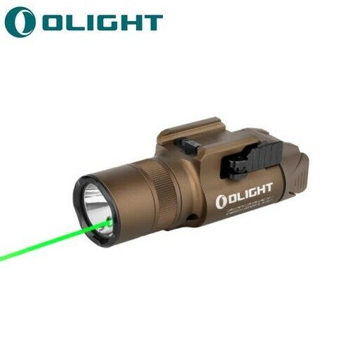 Promotion ! - Lampe Torche Olight BALDR Pro R TAN – 1350 Lumens – Laser Vert - Afbeelding 1 van 12