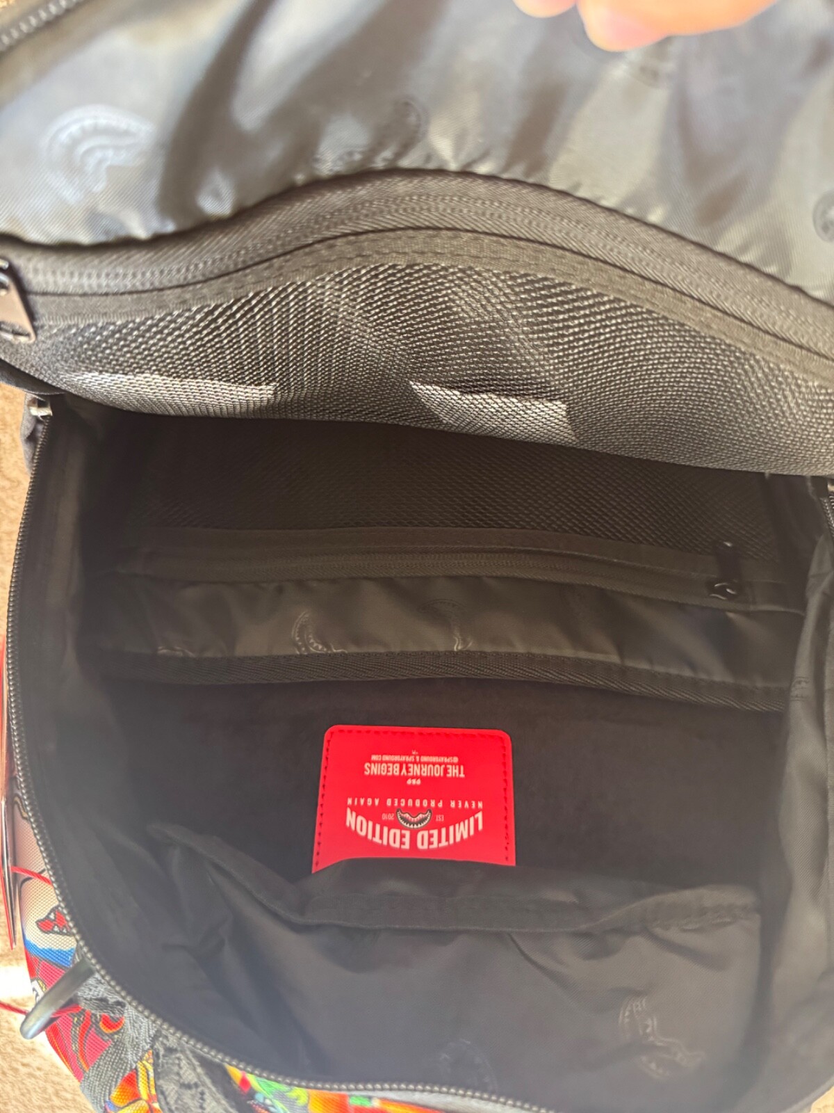 Insane City Spray Ground Backpack Multicolored, Brand New With Tags