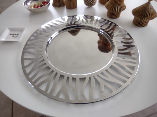 vassoio Alessi di design modello Tralcio Muto diametro 48 cm - Foto 2 di 8