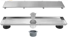 NEW Neodrain 18" Linear 304 Stainless Steel Shower Floor Drain!