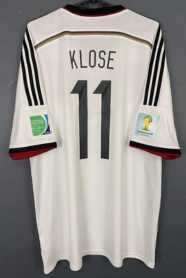 MEN'S GERMANY NATIONAL 2014/2015 KLOSE SOCCER FOOTBALL SHIRT