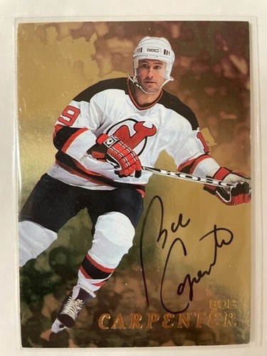 1998-99 In The Game Be A Player AUTOGRAPH Bob Carpenter #228 GOLD