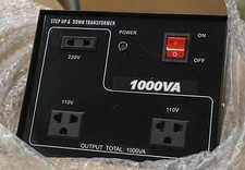 30C520 1KVA 110 220 V AC VOLTAGE STEP UP  DOWN POWER CONVERTER TRANSFORMER