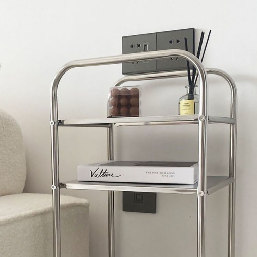 (Three Boards)Storage Shelf Stainless Steel Heavy Duty Rack Side Shelving - Picture 5 of 5