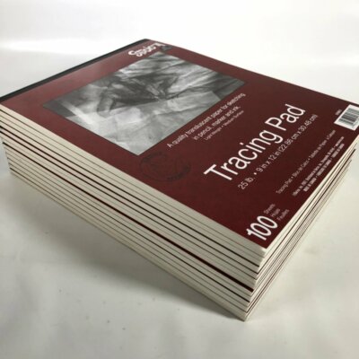 Darice Studio 71 Artist Tracing Paper Pad 25lb Medium 9'' x 12'' 97490-3 (12-Pack)