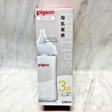 Pigeon Baby Bottle 240ml/8.1oz And Nipple 3 m...